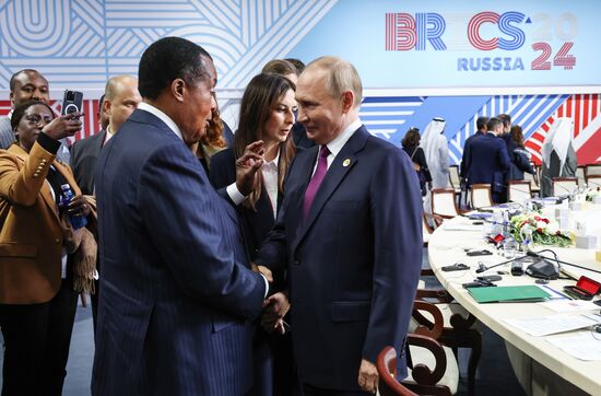 16th BRICS summit. Outreach/BRICS Plus meeting. Plenary session