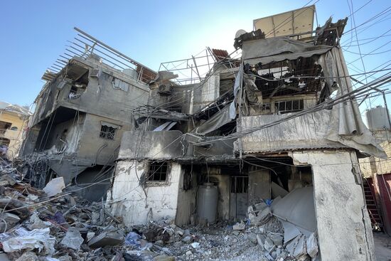 Lebanon Israel Beirut Strikes