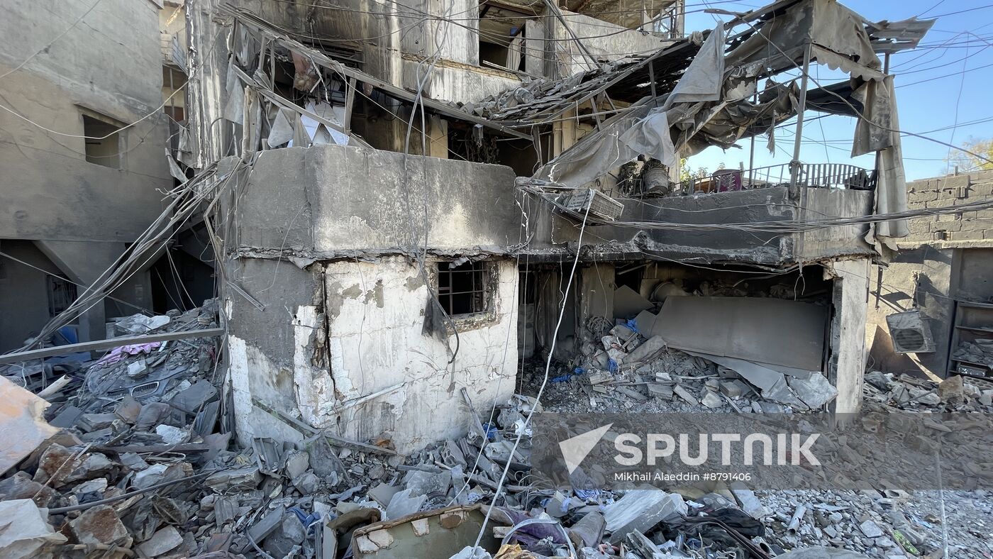 Lebanon Israel Beirut Strikes