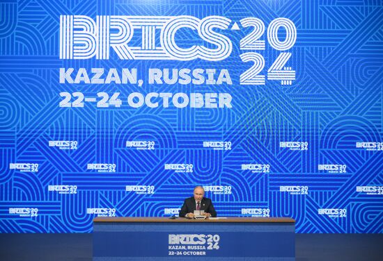 16th BRICS Summit. Press conference with President of Russia Vladimir Putin