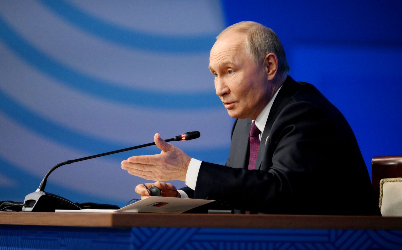 16th BRICS Summit. Press conference with President of Russia Vladimir Putin