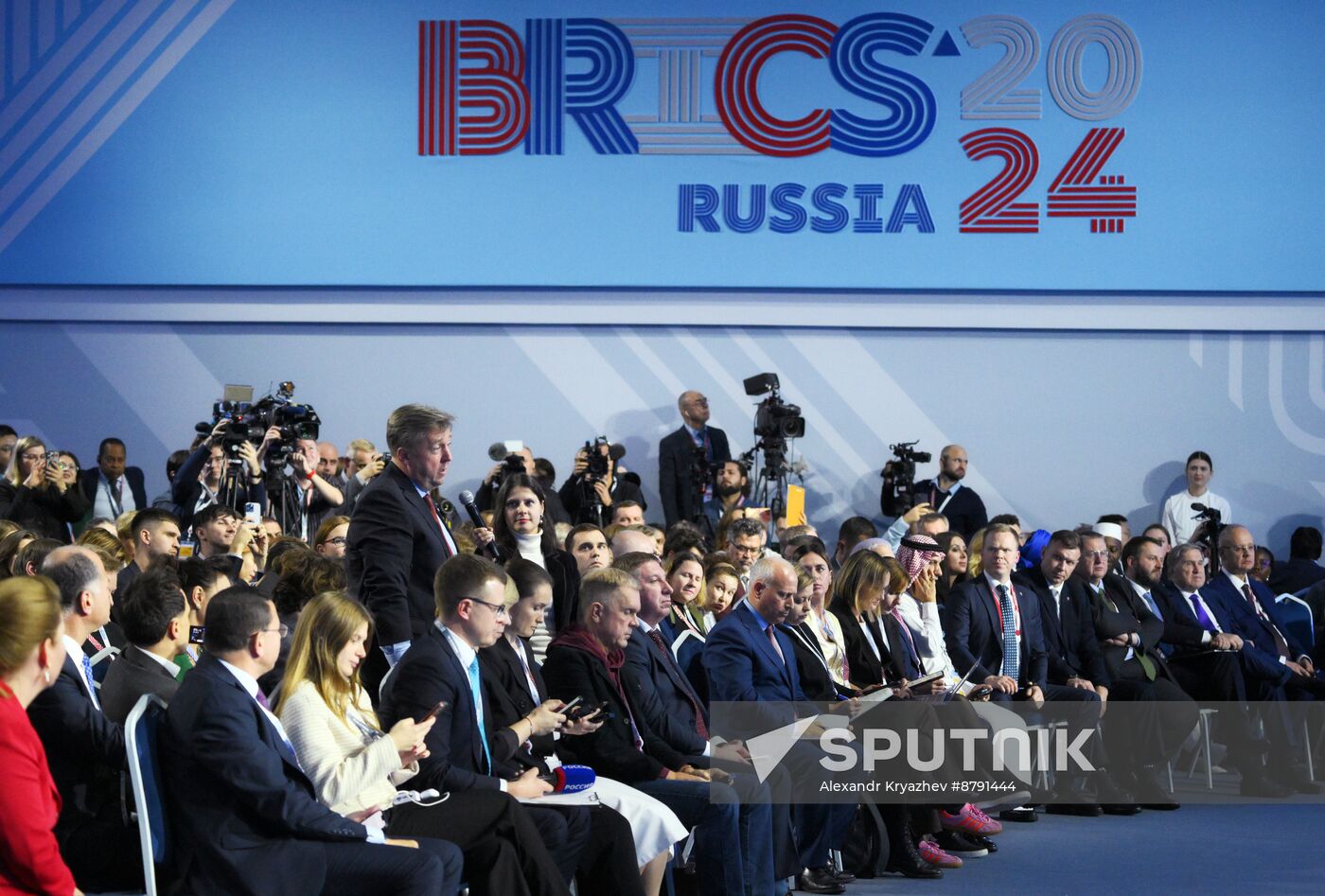 16th BRICS Summit. Press conference with President of Russia Vladimir Putin