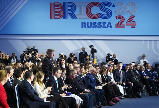 16th BRICS Summit. Press conference with President of Russia Vladimir Putin