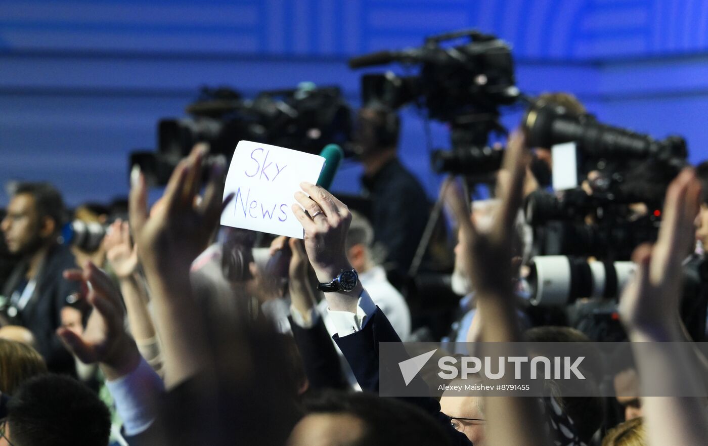 16th BRICS Summit. Press conference with President of Russia Vladimir Putin