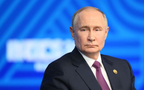 16th BRICS Summit. Press conference with President of Russia Vladimir Putin