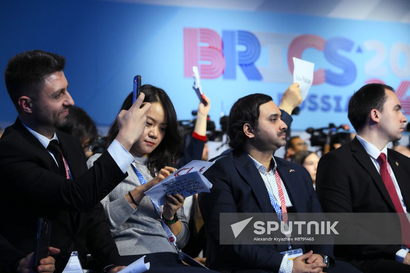 16th BRICS Summit. Press conference with President of Russia Vladimir Putin