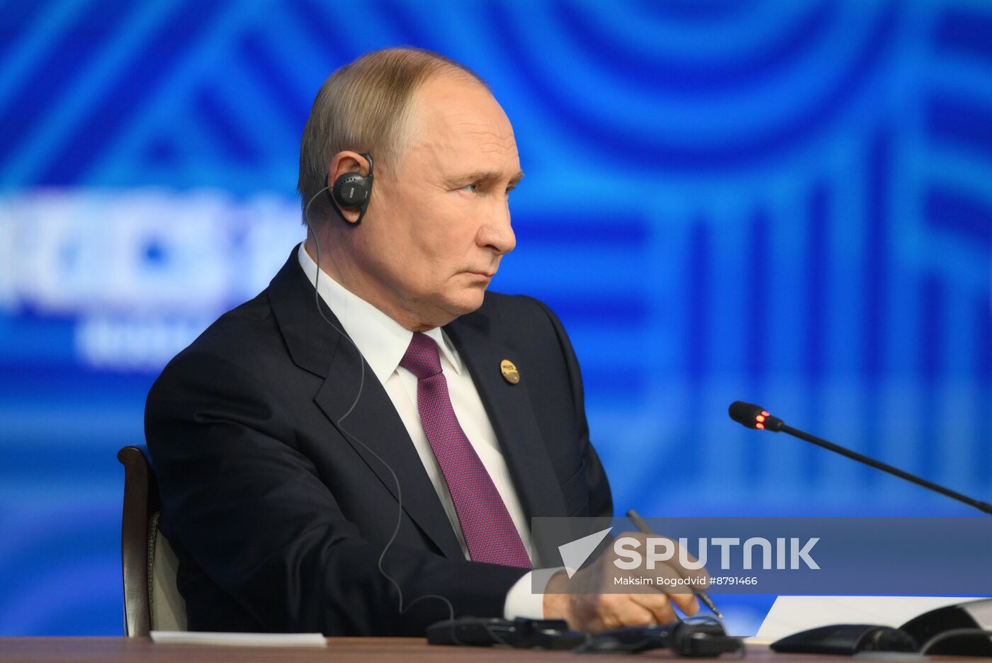 16th BRICS Summit. Press conference with President of Russia Vladimir Putin