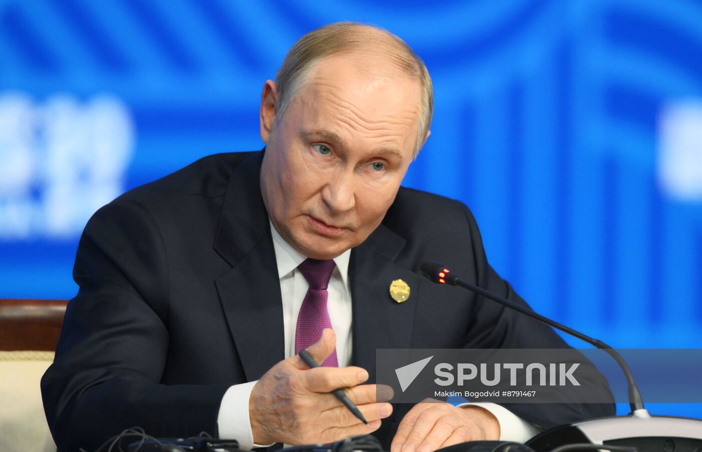 16th BRICS Summit. Press conference with President of Russia Vladimir Putin