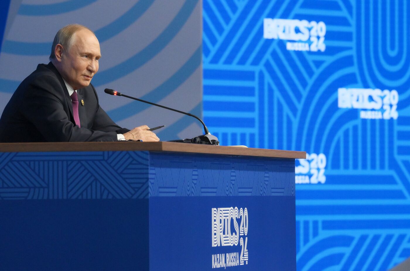 16th BRICS Summit. Press conference with President of Russia Vladimir Putin