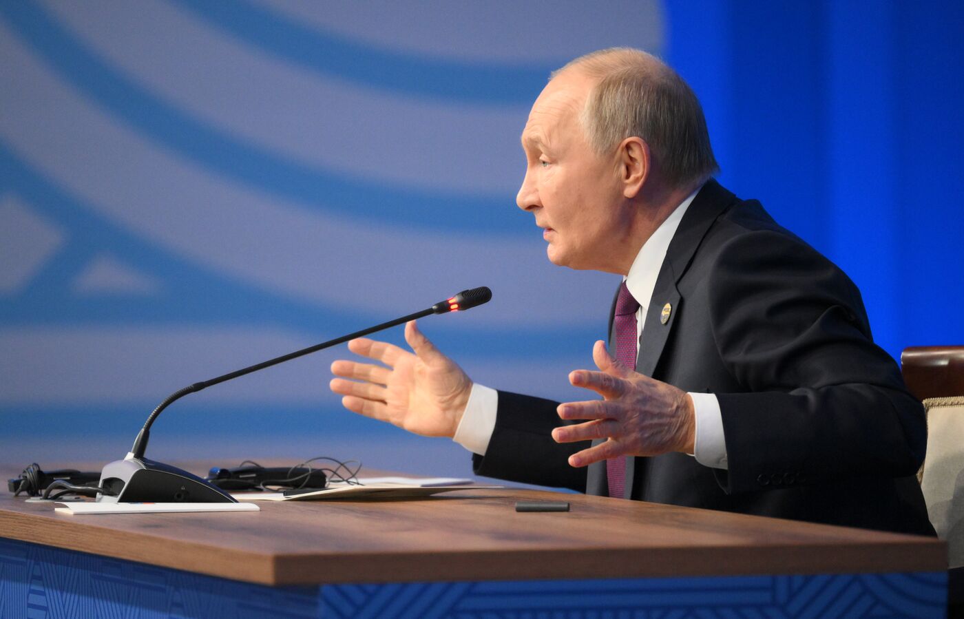 16th BRICS Summit. Press conference with President of Russia Vladimir Putin