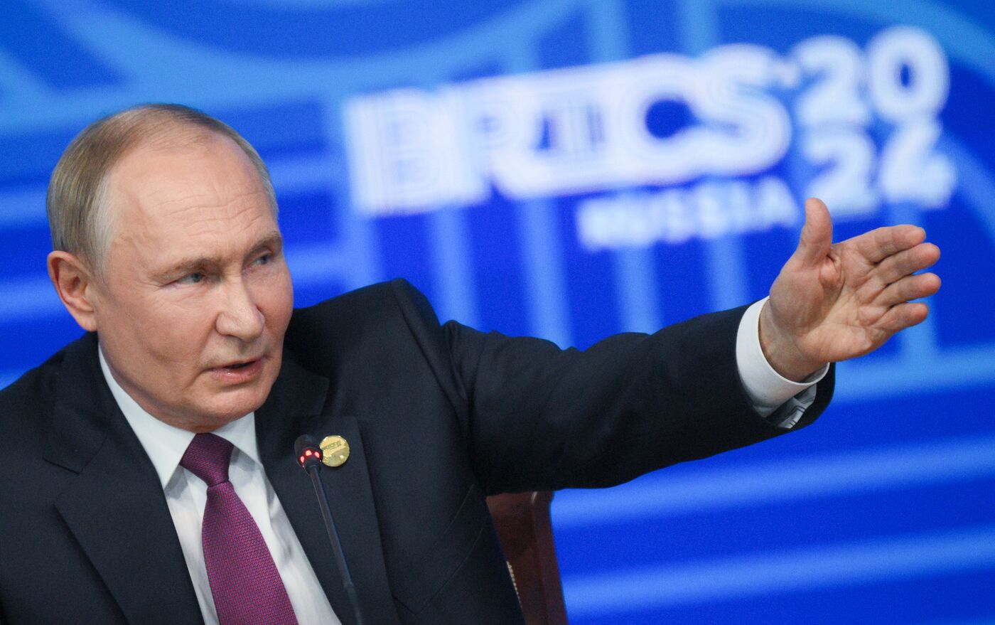 16th BRICS Summit. Press conference with President of Russia Vladimir Putin