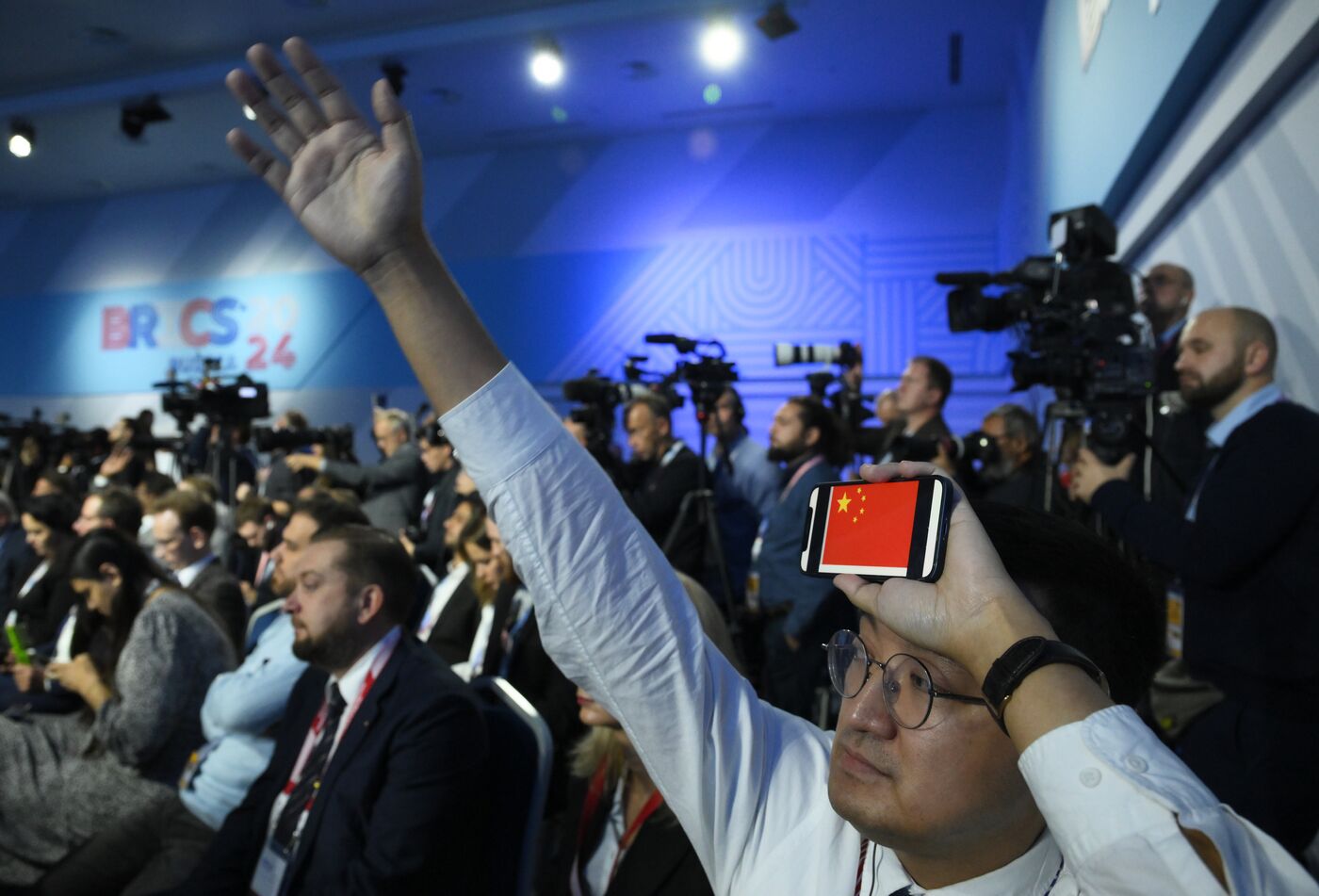 16th BRICS Summit. Press conference with President of Russia Vladimir Putin