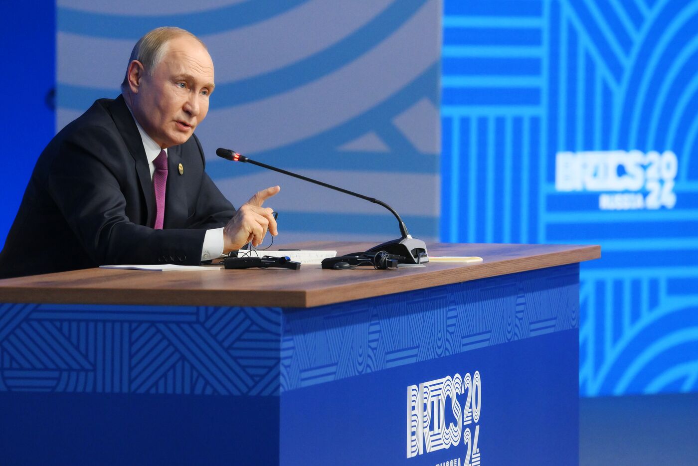 16th BRICS Summit. Press conference with President of Russia Vladimir Putin