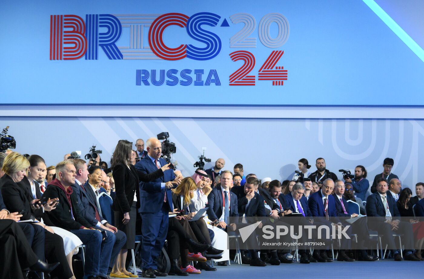 16th BRICS Summit. Press conference with President of Russia Vladimir Putin