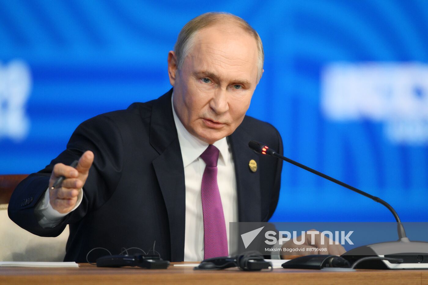 16th BRICS Summit. Press conference with President of Russia Vladimir Putin