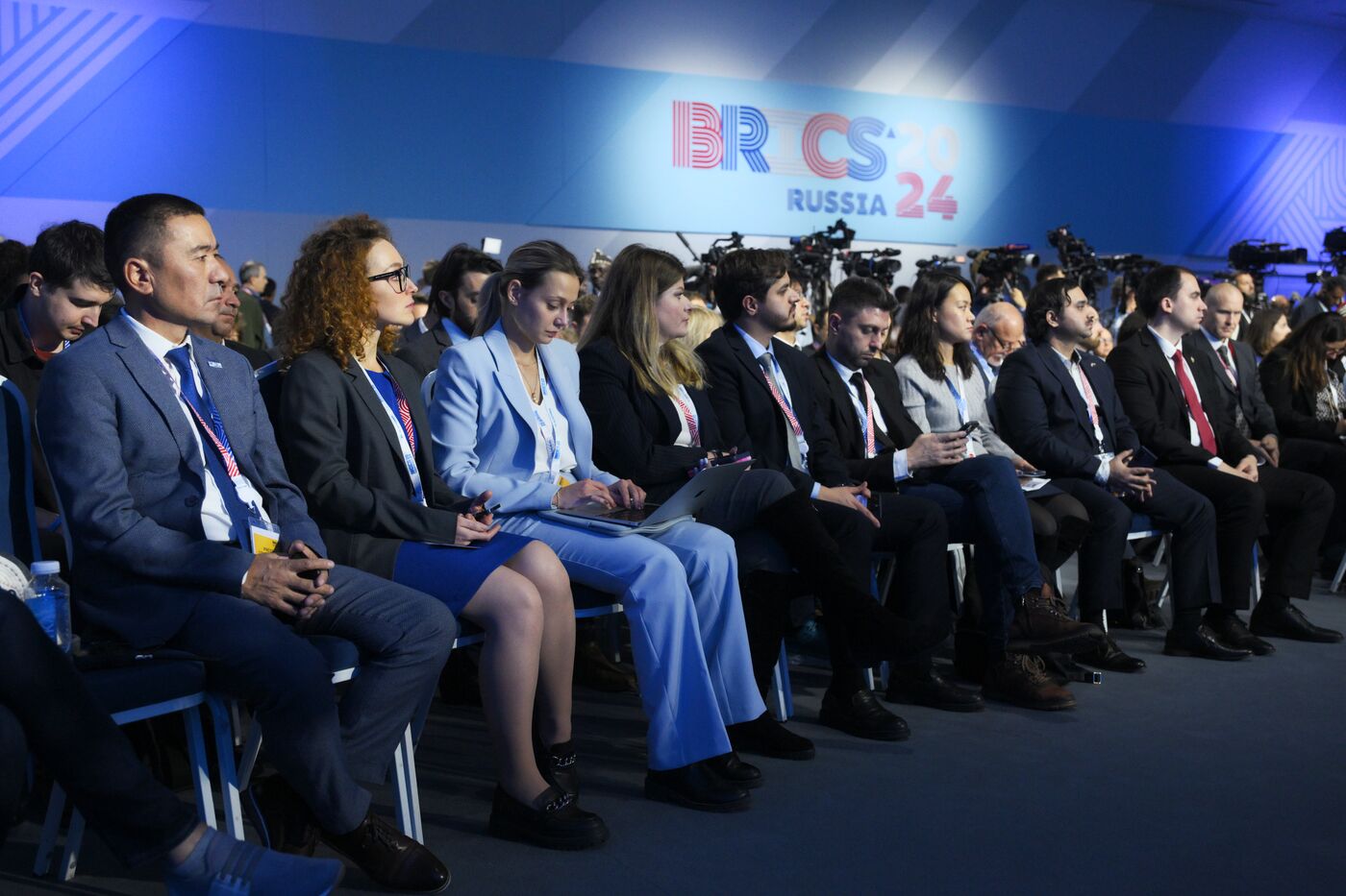 16th BRICS Summit. Press conference with President of Russia Vladimir Putin