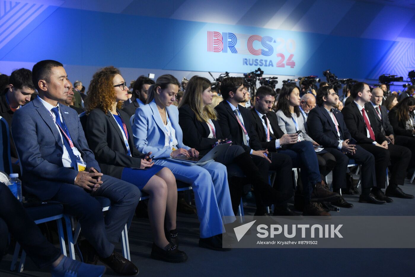 16th BRICS Summit. Press conference with President of Russia Vladimir Putin