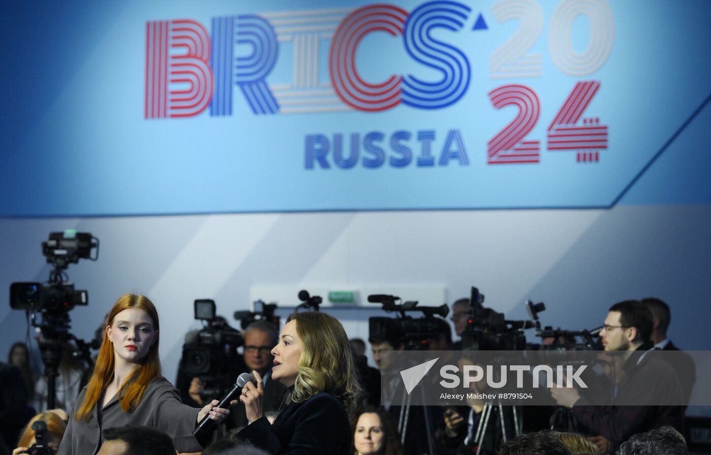 16th BRICS Summit. Press conference with President of Russia Vladimir Putin