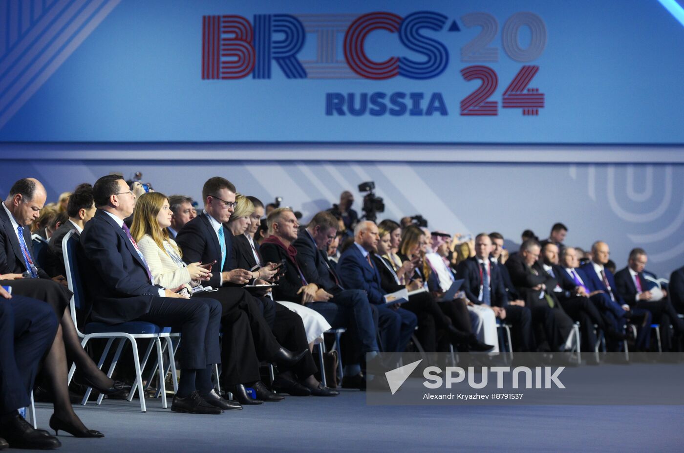 16th BRICS Summit. Press conference with President of Russia Vladimir Putin