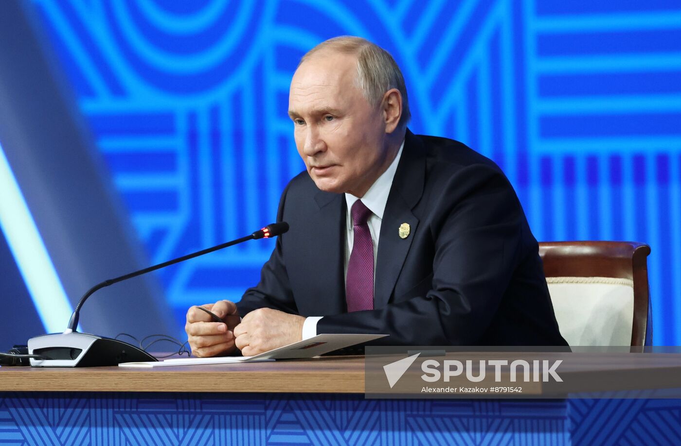 16th BRICS Summit. Press conference with President of Russia Vladimir Putin