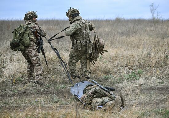 Russia Ukraine Military Operation Troops Training