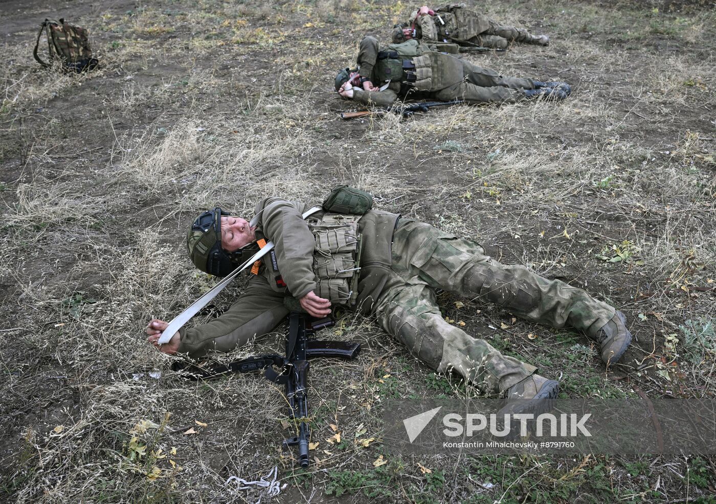 Russia Ukraine Military Operation Troops Training