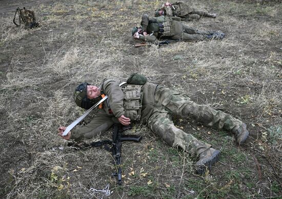 Russia Ukraine Military Operation Troops Training