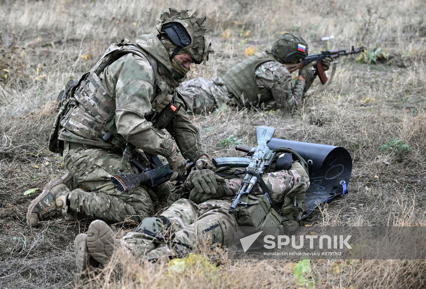 Russia Ukraine Military Operation Troops Training