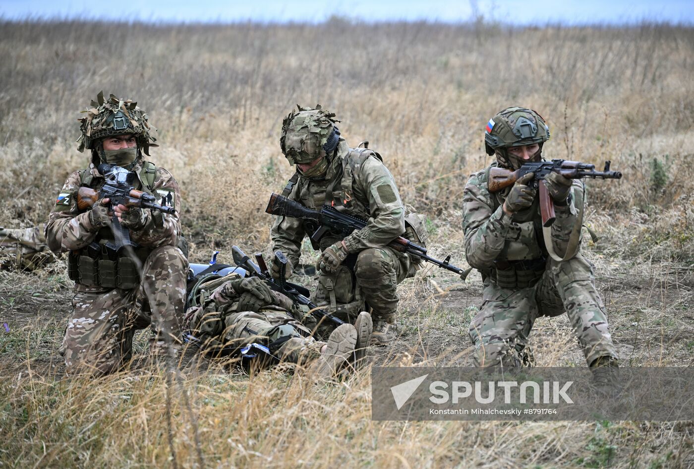 Russia Ukraine Military Operation Troops Training