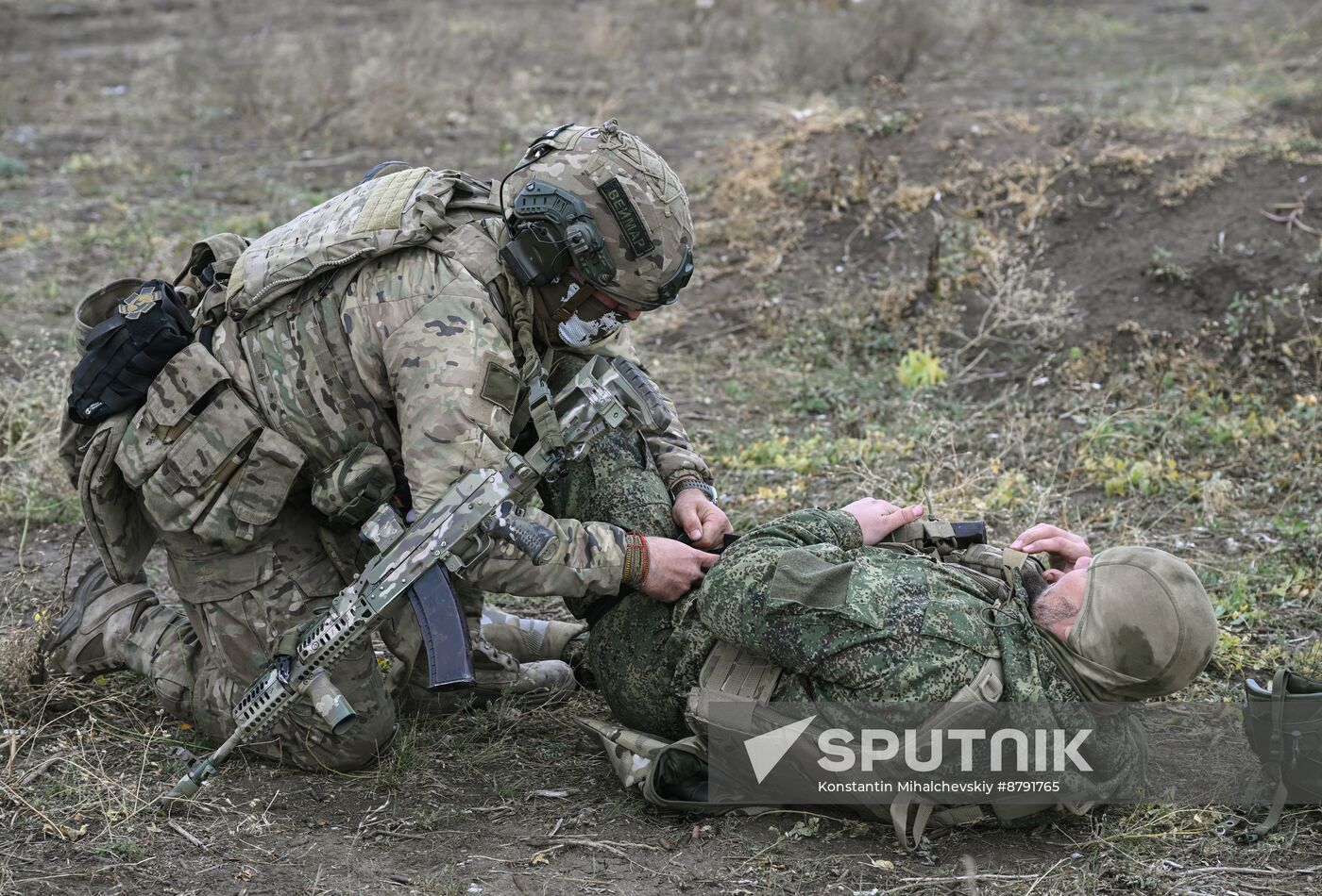 Russia Ukraine Military Operation Troops Training