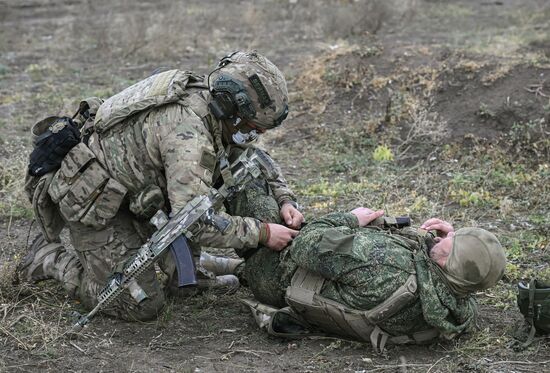 Russia Ukraine Military Operation Troops Training