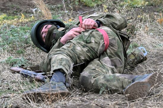 Russia Ukraine Military Operation Troops Training