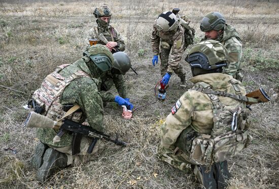 Russia Ukraine Military Operation Troops Training