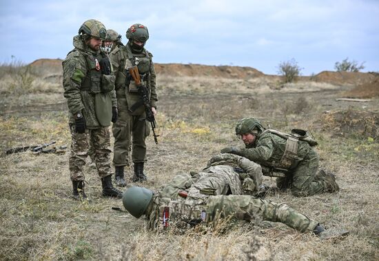 Russia Ukraine Military Operation Troops Training