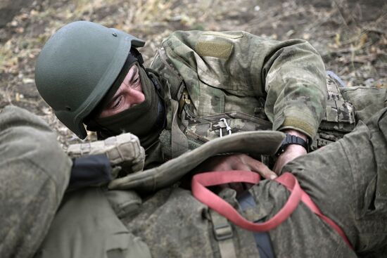 Russia Ukraine Military Operation Troops Training