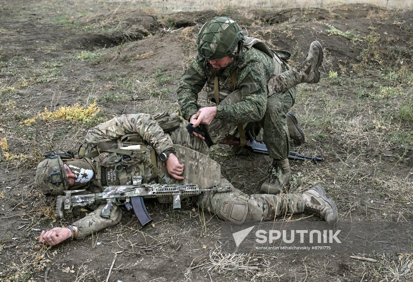 Russia Ukraine Military Operation Troops Training