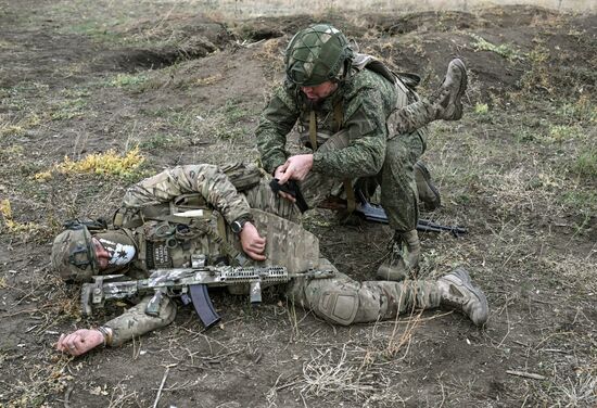 Russia Ukraine Military Operation Troops Training