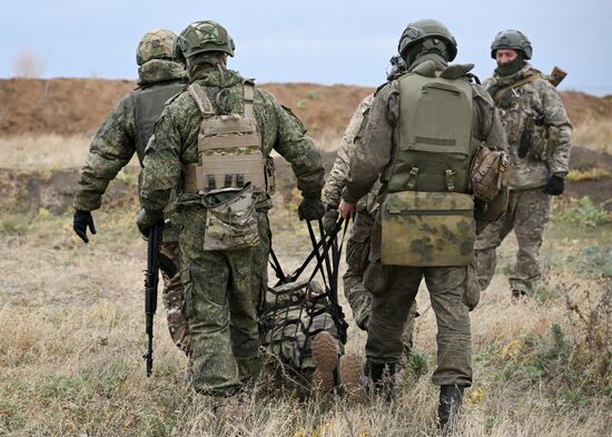 Russia Ukraine Military Operation Troops Training