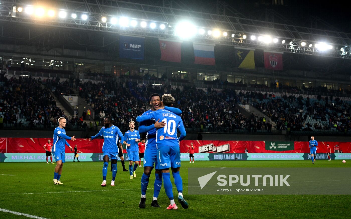 Russia Soccer Premier-League Khimki - Dynamo