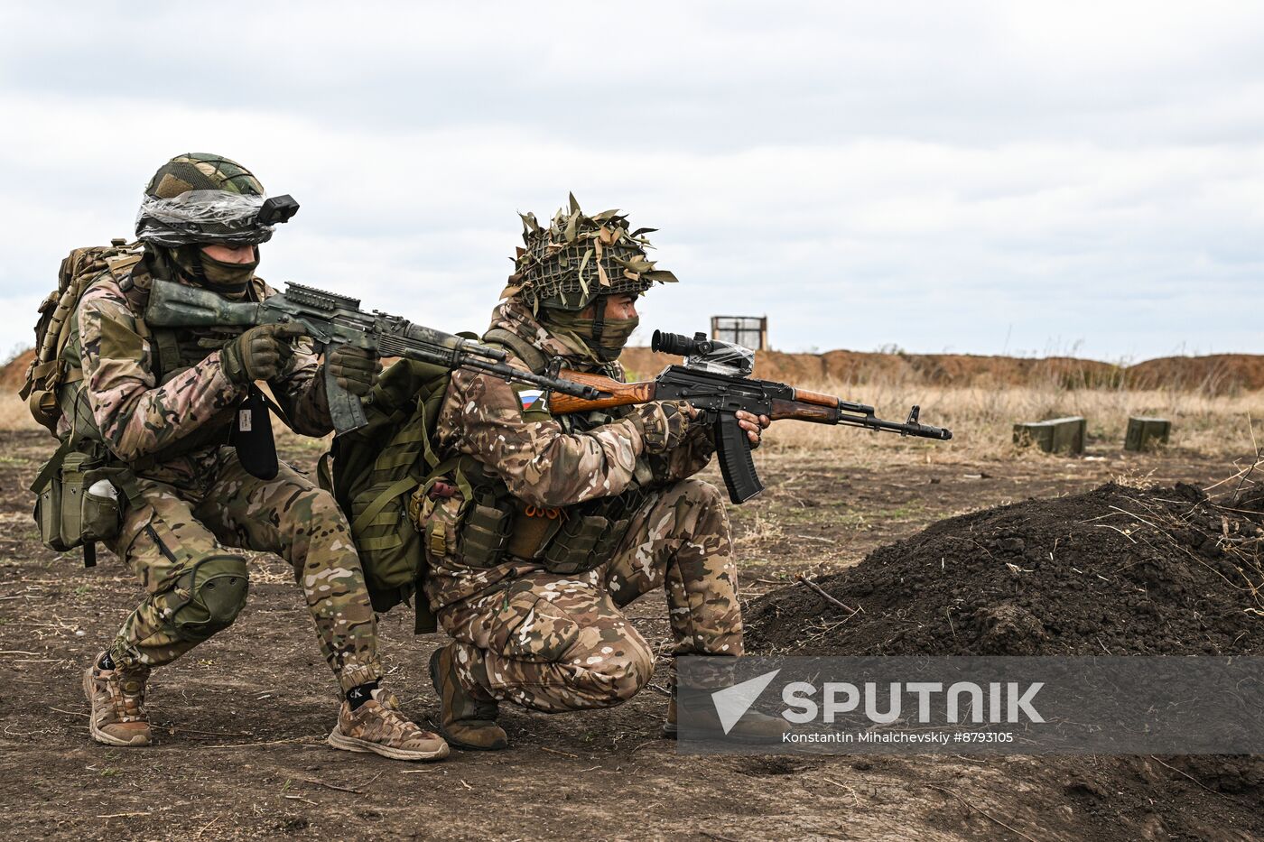 Russia Ukraine Military Operation Troops Training