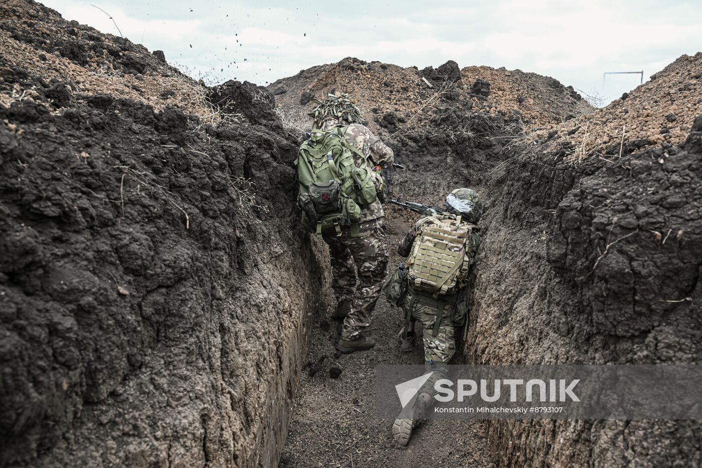 Russia Ukraine Military Operation Troops Training