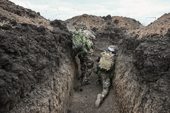 Russia Ukraine Military Operation Troops Training