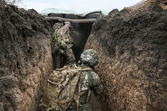 Russia Ukraine Military Operation Troops Training