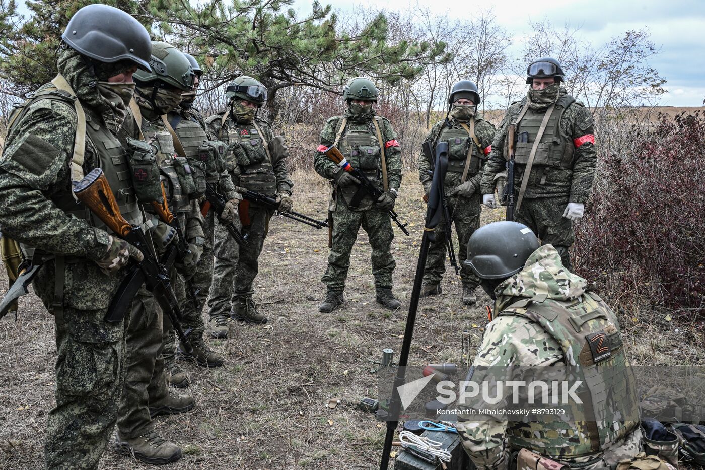 Russia Ukraine Military Operation Troops Training