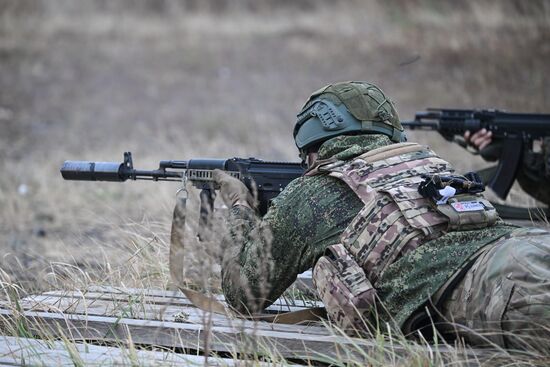 Russia Ukraine Military Operation Troops Training