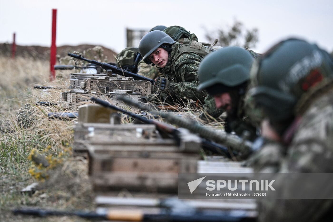 Russia Ukraine Military Operation Troops Training