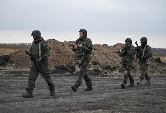 Russia Ukraine Military Operation Troops Training