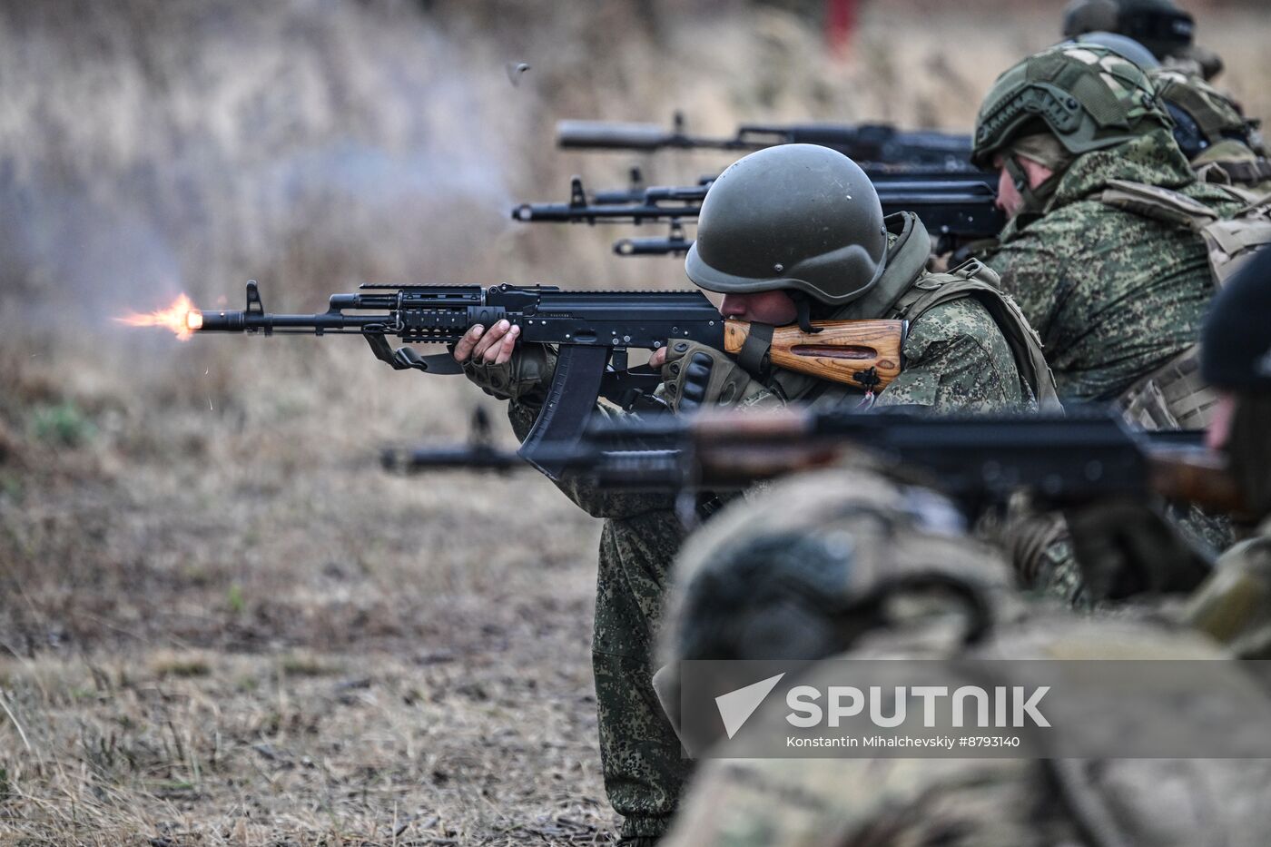 Russia Ukraine Military Operation Troops Training