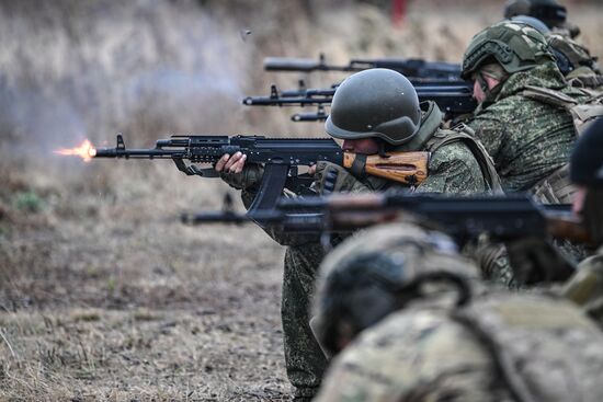 Russia Ukraine Military Operation Troops Training