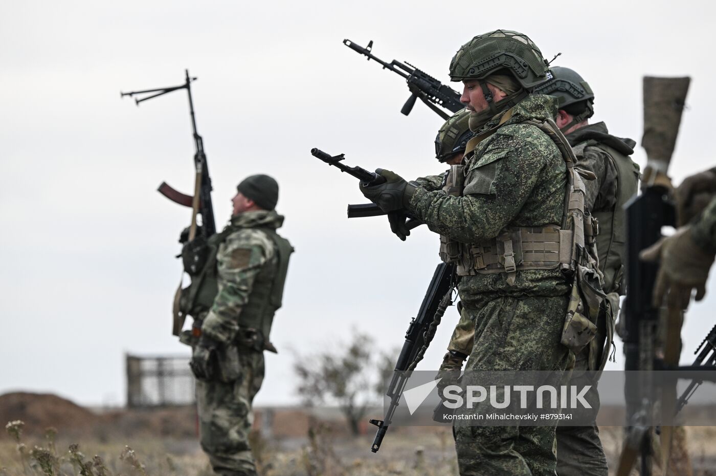 Russia Ukraine Military Operation Troops Training